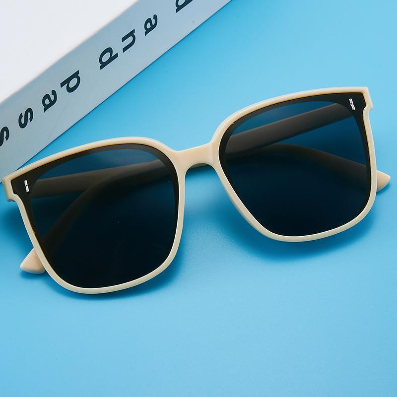 

Metal Vertical Lenses, Sunglasses, Square Lv Large Frame Sunglasses, Street Stall Glasses