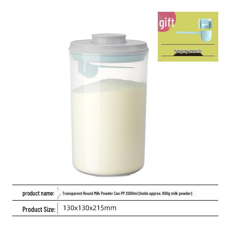 Contenant de stockage portable Ankou pour lait en poudre et céréales pour bébé - Étanche à l'humidité, hermétique, pour portionner en déplacement