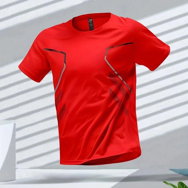 3D Print Sport Quick-dry Breathable Men T-shirt Outdoor Street Running Exercise Fitness Hiking Jersey Casual Short-sleeve Summer