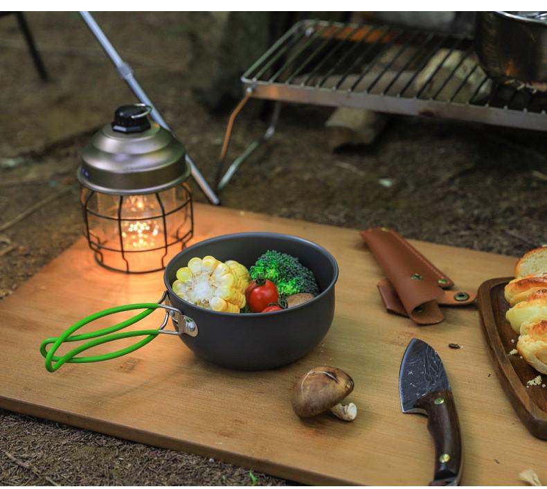 DS-201 Outdoor Multi-Purpose Cookware Set for 2-3 People: Perfect for Camping, BBQs, and Picnics