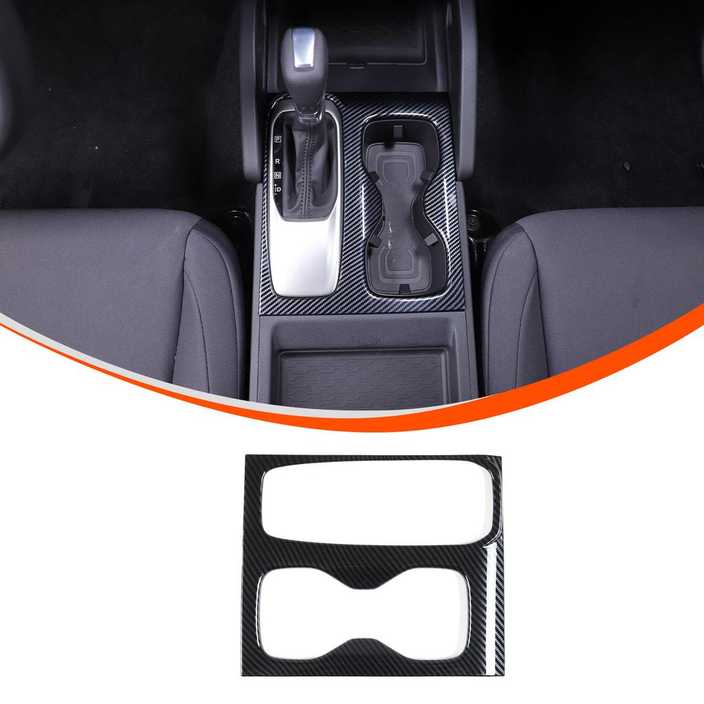 ABS Material Carbon Fiber Pattern Central Control Air Outlet Steering Wheel Grid Decorative Cover For Nissan Frontier -2024