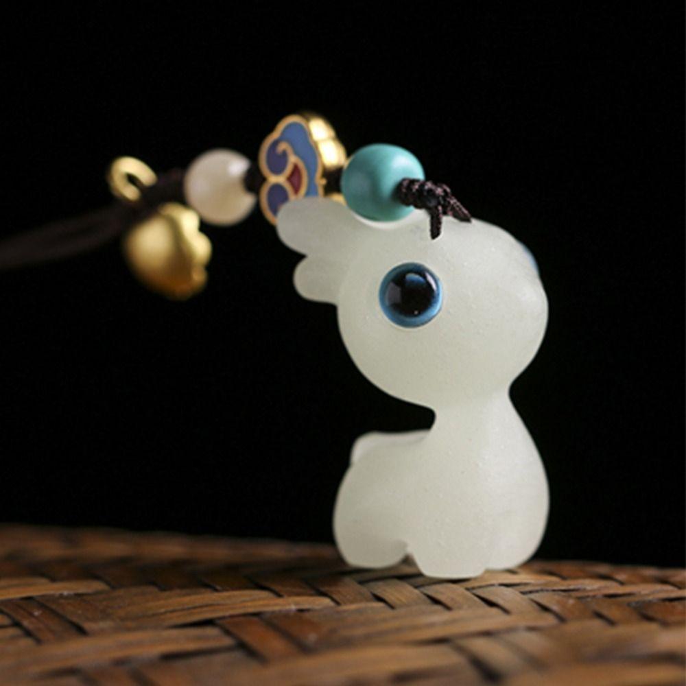 Niche Design Deer Mobile Phone Key Ring Bag Pendant Car Key Chain Key Ring Chinese Style Key Chain