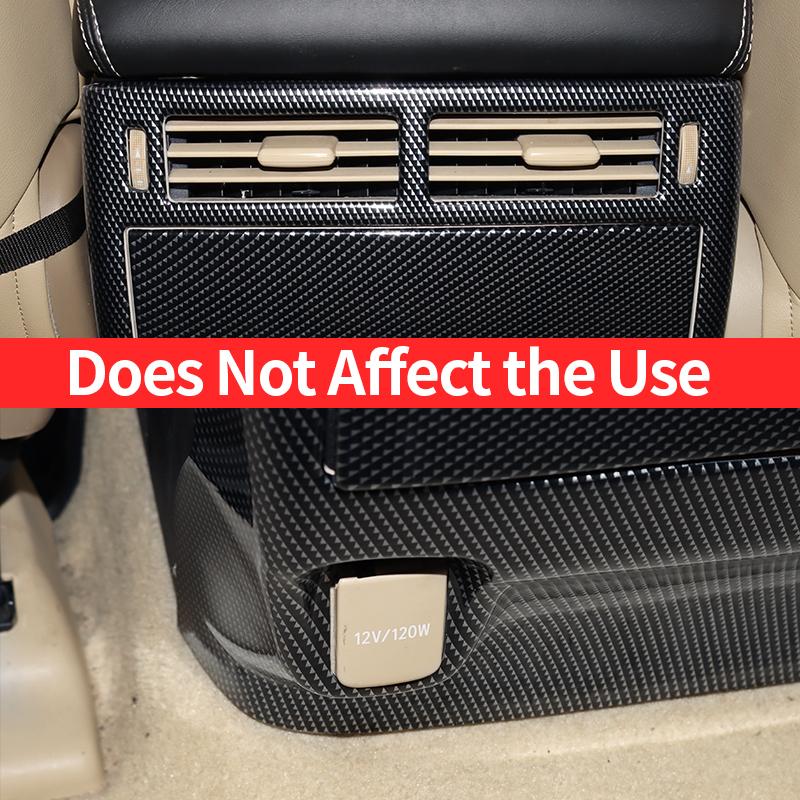 Armrest Box Kickplate Suitable for 2008- Land Cruiser 200 Rear Air Outlet Decoration Panel LC200 Modification Accessories