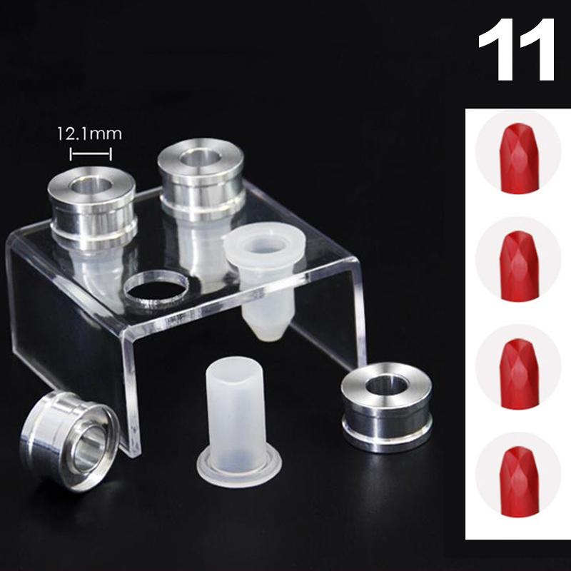 Diy Self-Made Handmade Handmade Craft Tool Lipstick Material Kit Small Sample Nozzle Empty Tube Silicone Aluminum Mold Lipstick
