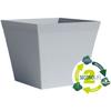 Square Pot - GARDEN ID - Green Care Impact Blue-Grey - 39 X 33 Cm - 10-year Guarantee - 100% Recycled - UV/frost Resistant