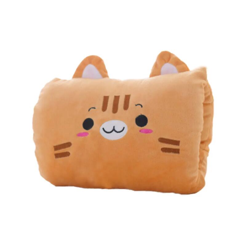 Pink Bear Children's Plush Pillows Hand Warmers Gloves Adults Cartoon Nap Pillows Cushions Creative Hand Warmers Plush Gift