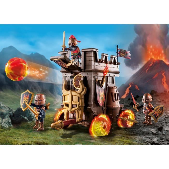 Playmobil 71643 Battle Tank with Cannon of the Burnham Raiders, Novelmore, 68 Pieces, From 4 Years