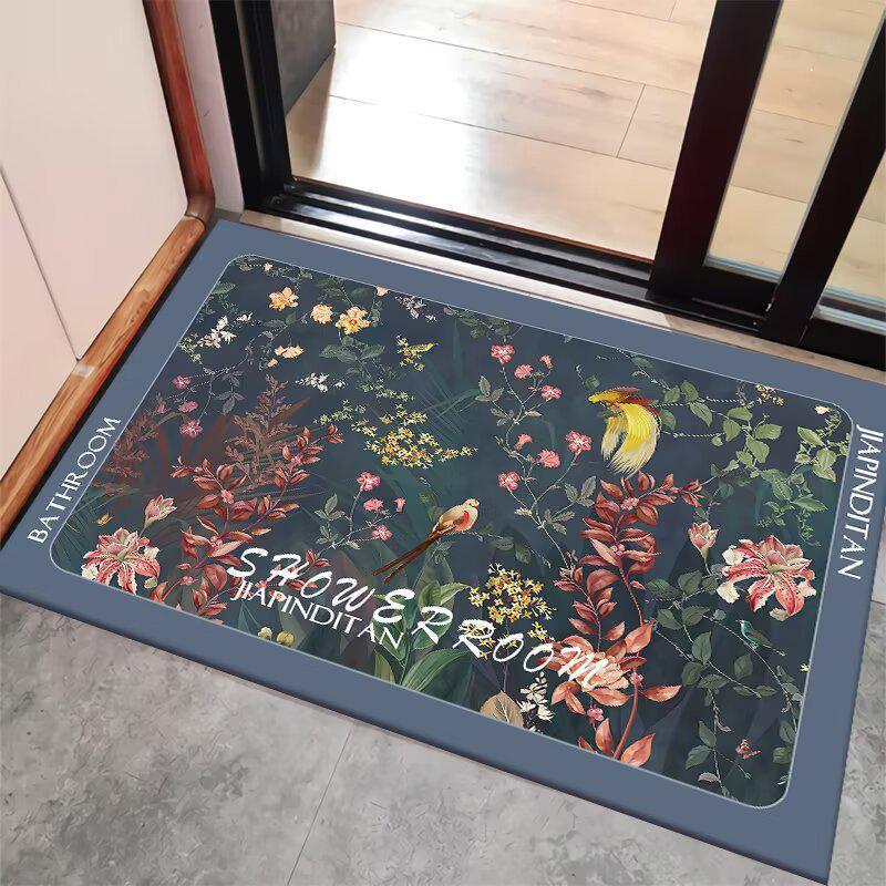 Cartoon Anti-Slip Entrance Mat for Bedroom, Bathroom, and Toilet