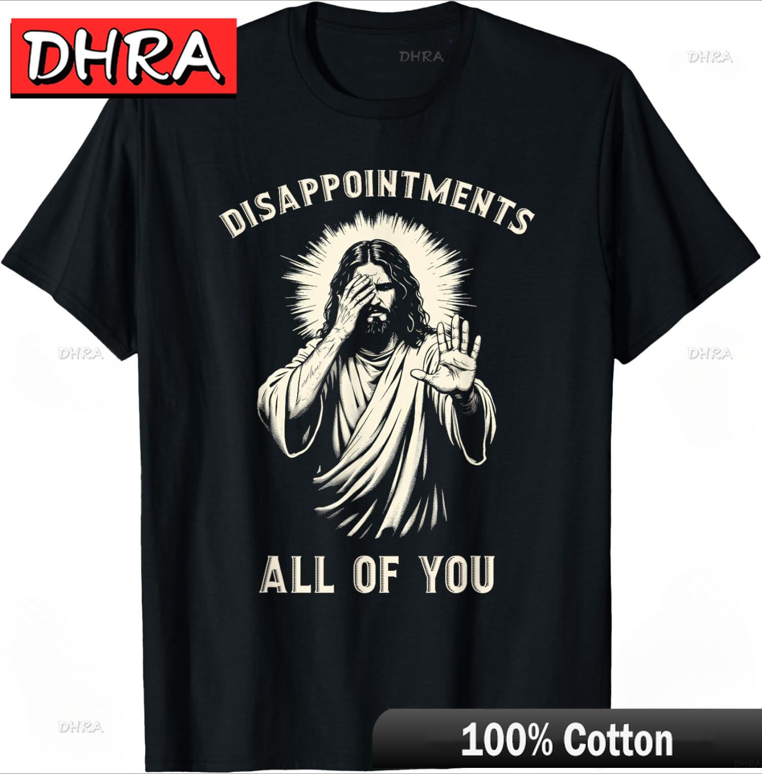 DisappointUnisexts All of You Funny Sarcastic Jesus Christian Cotton Tee Tshirts Classic Simple Minimalist TShirt Graphic Anime 4XL