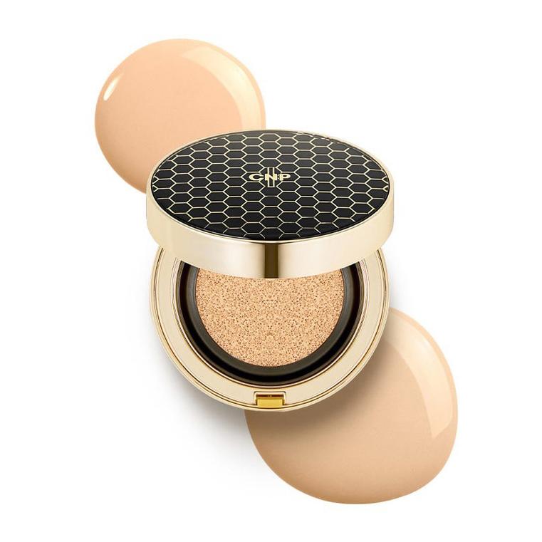 CNP Propolis Ampoul Cushion Set 15g+15g Refill SPF50+ PA+++ Cushion Foundation With Propolis Extract Hydrating, High Coverage & Skin-Like Finish