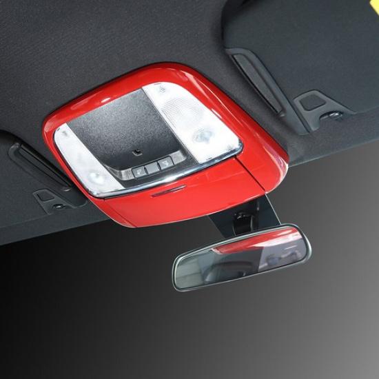 Vorderer Dach-Leseleuchten-Lampenabdeckung-Zierrahmen für Dodge Charger Durango 11+ Rot