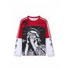 FlowStreet The New Men's Long-sleeved T-shirt Casual Fashionable and Comfortable with 3D Pattern Printing