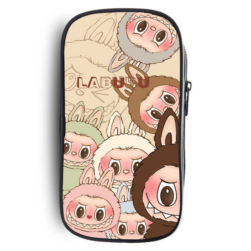 2025 Labubu Primary And Secondary School Students Cartoon Diy Printing Fashion Storage Pencil Bag