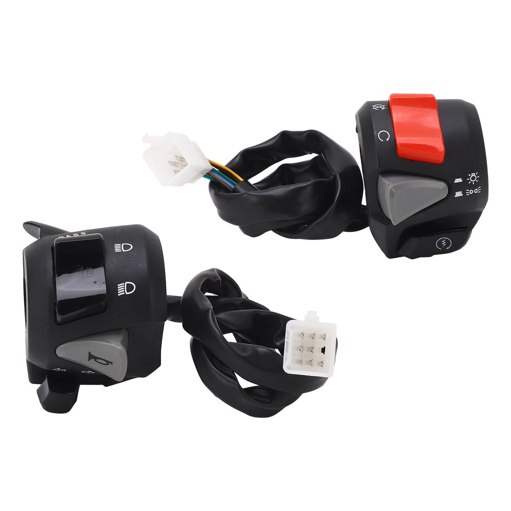 Interruptor de Manillar de Motocicleta 7 8in Señal de Giro Claxon Luz Alta Baja Botón de Interruptor de Arranque Parada para PCX 160 150
