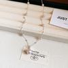 Elegant French Irregular Pearl Pendant Necklace: Versatile Luxury Clavicle Jewelry for Women