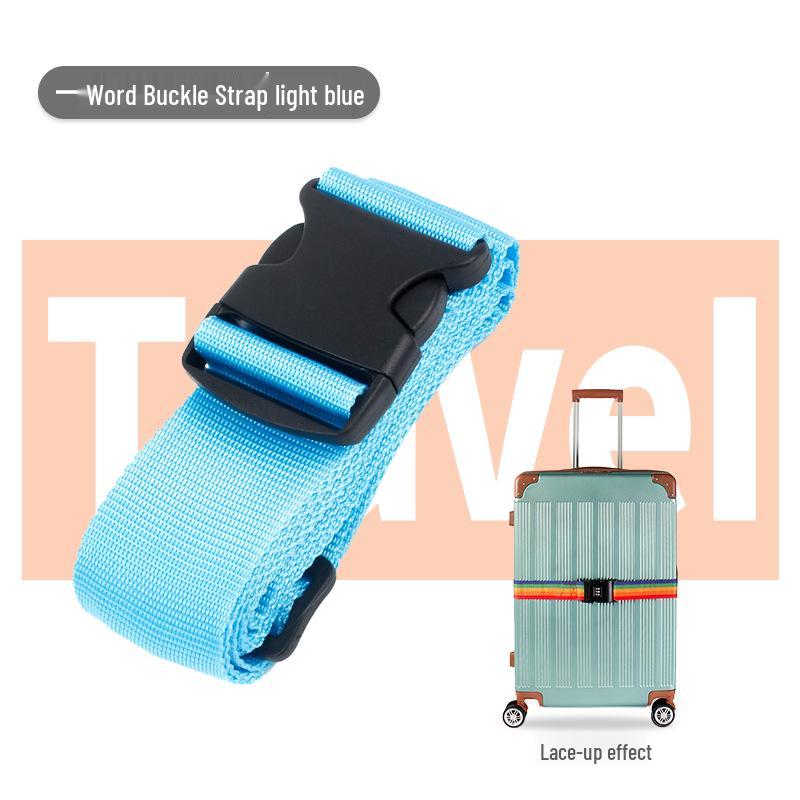 Polypropylene One-Word Luggage Strap for Suitcase Reinforcement with Wheels
