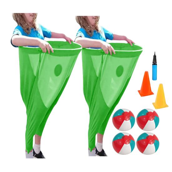 Hra na dvorek Granny Pants Set Obří venkovní hry s míči a kužely Zábavné trávníkové hry pro rodinná setkání, večírky, pikniky