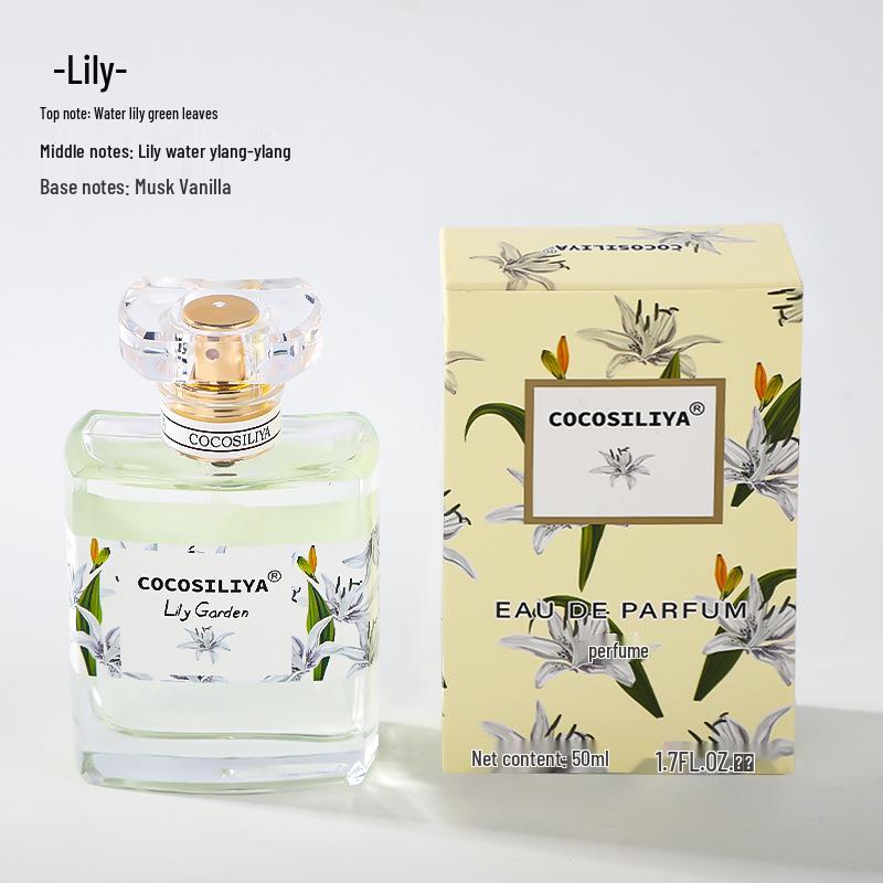 COCOSILIYA Women's Floral Perfume - Osmanthus, Rose, Lavender, Gardenia - Fresh Eau de Toilette, 50ml