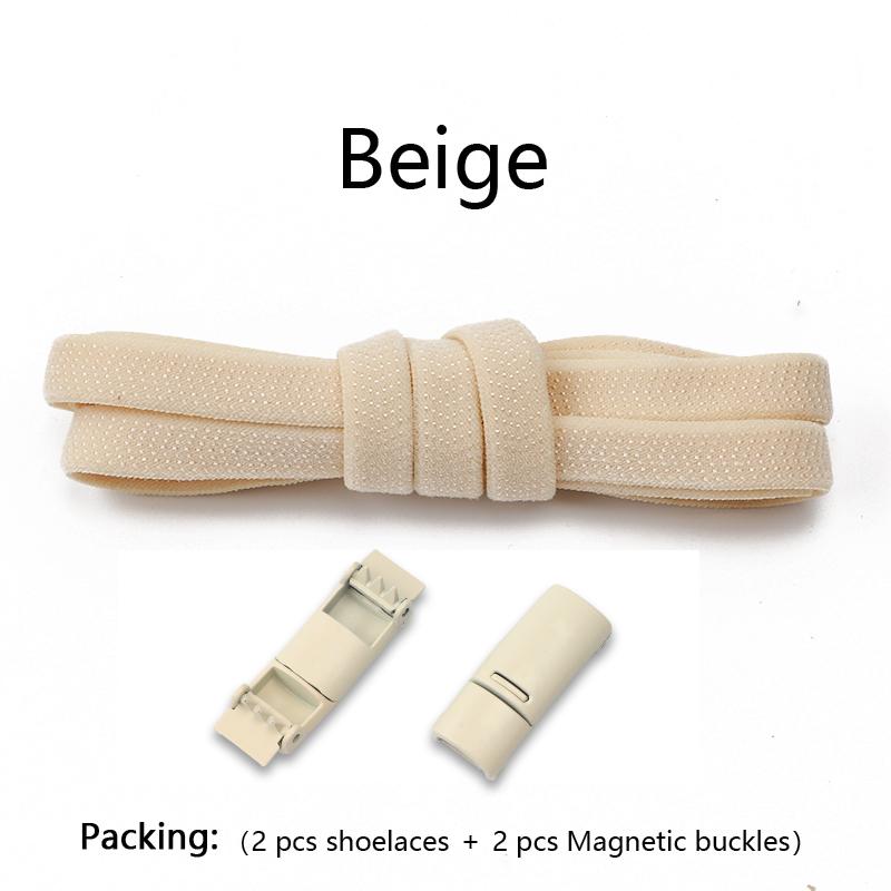 No Tie Shoelaces Magnetic Shoe Laces Clip Without Ties Shoelace Flat Elastic Laces for Sneakers Rubber Laces Stretch Shoestrings