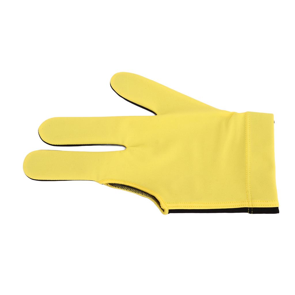 3 Fingers Billiard Gloves Quick Dry Breathable Pool Cue Gloves Cue Sport Glove for Left Hand One