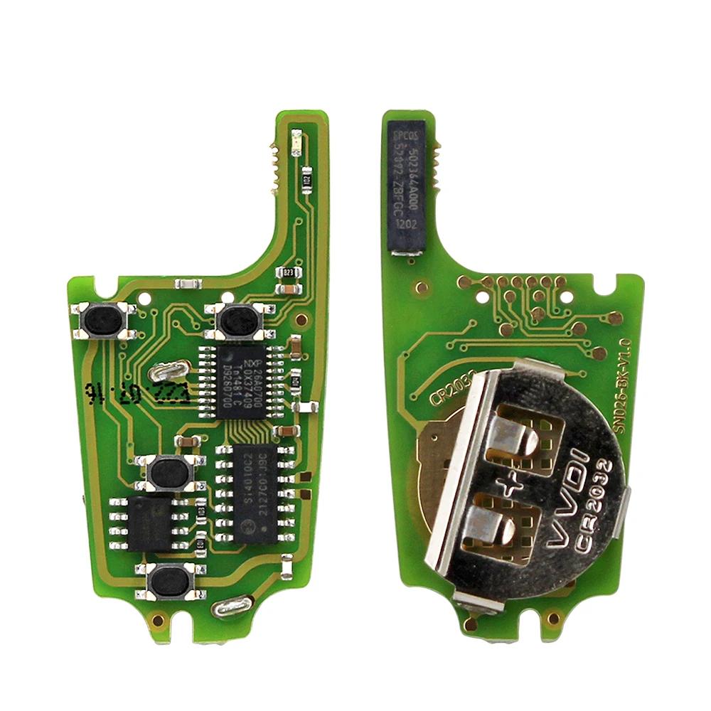 5 pieces Xhorse XNBU01EN XNBU21EN VVDI Wireless Universal Remote Car Key for VVDI2 VVDI Key Tool for Chevrolet Buick Style 5pcs