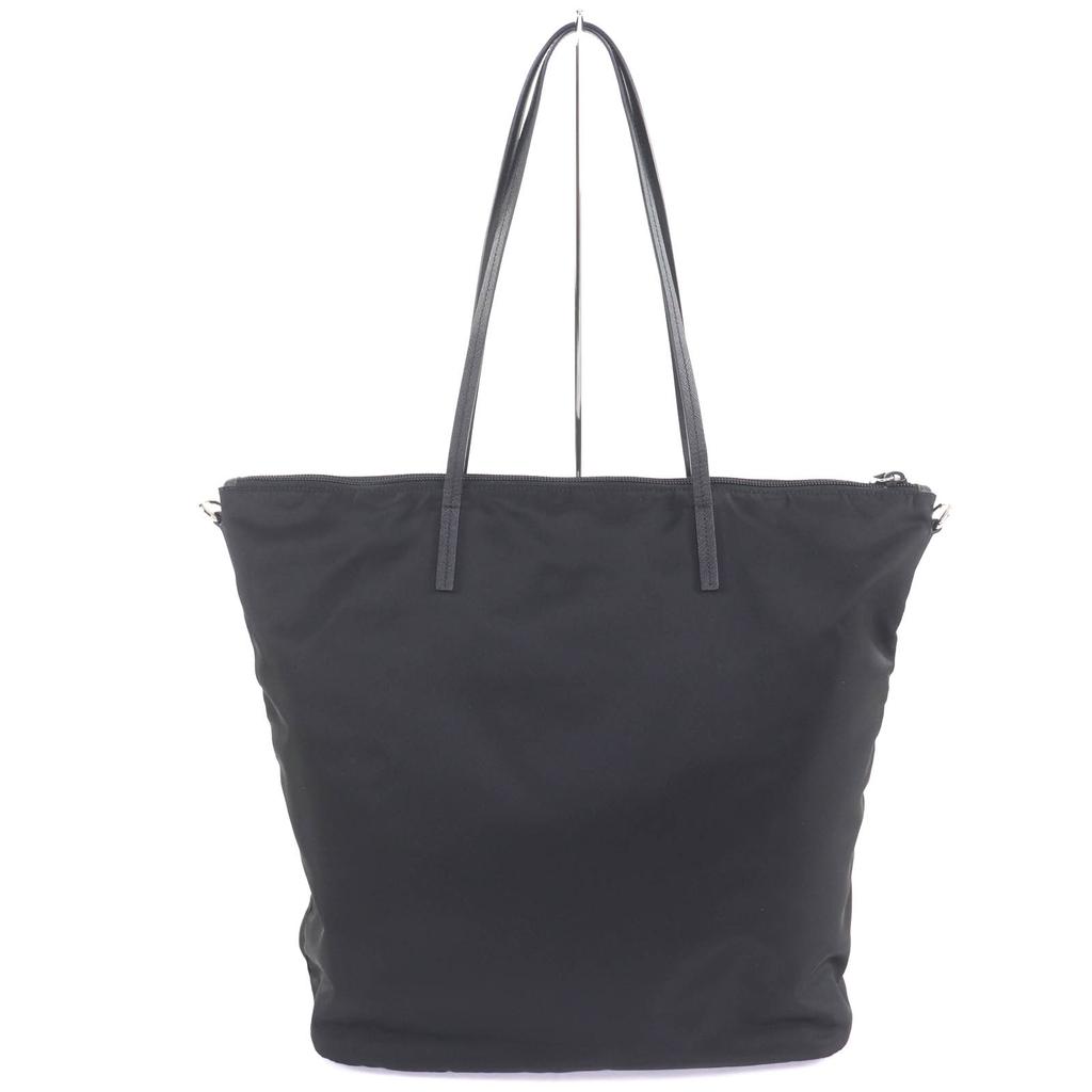 Great PRADA Tote Bag black Nylon Women 1BG189 Used
