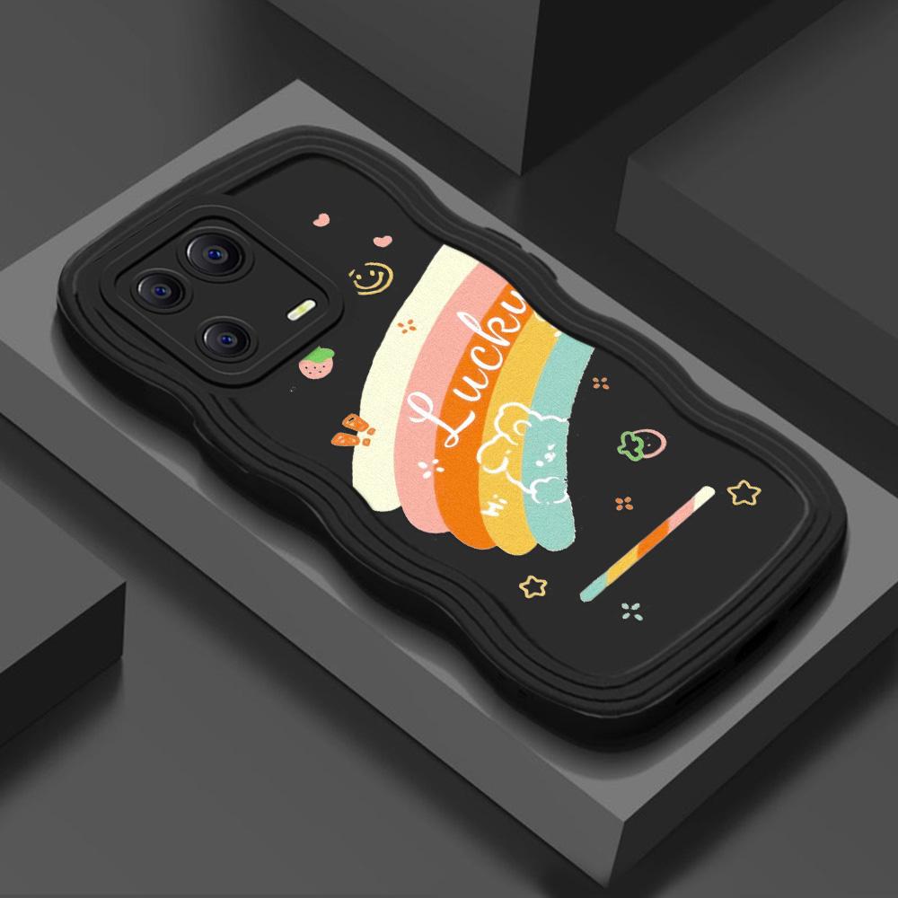 

Чехлы для мобильных телефонов iPhone 11 13 XR 15 Pro Max 12 14 Pro Max Чехол для iPhone 16 7 Plus 8 Plus XS Max Big Wave Solid Color Cartoon Anti-Drop Водонепроницаемый iPhone 16 Pro Max чёрный