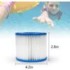 2 pezzi Cartuccia Filtro Sostitutiva Tipo S1 per Pompa Piscina Intex PureSpa 28429E, 28403E, 28407E, 28443E, 28453E, 28421E, 28423E, 28413E