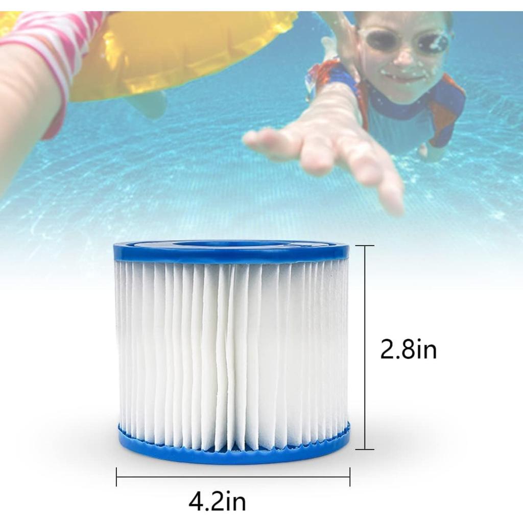 2 pezzi Cartuccia Filtro Sostitutiva Tipo S1 per Pompa Piscina Intex PureSpa 28429E, 28403E, 28407E, 28443E, 28453E, 28421E, 28423E, 28413E