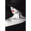 Black White Pictures For Living Room Elegant Red Lips Woman Poster And Print Modern Wall Art Canvas Painting Home Decor