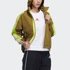 adidas Originals Women Str Jkt Warm Training Fleece Lined Hooded Jacket Yellow GP0623