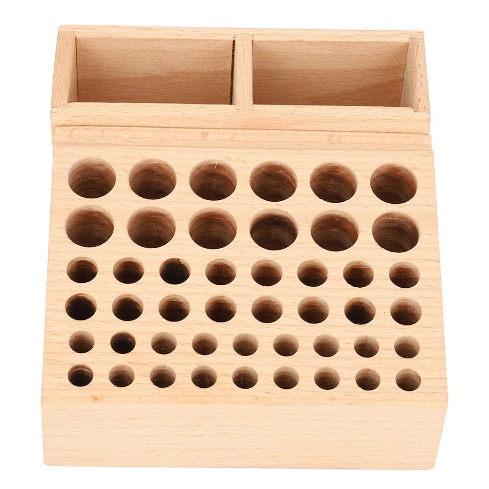 48 Holes Storage Rack Leather Craft Tool Holder Box Leather DIY Tool Holder Case  Less Than Br More Than (48 Holes Rack