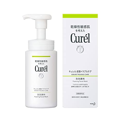 

Curel sebum trouble care foam face wash 150ml