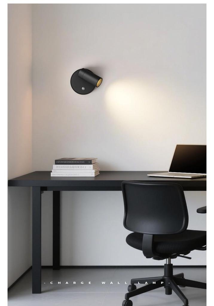 Wireless Magnetic Wall Light: Cord-Free Spotlight & Atmosphere Light for Bedroom and Picture Lighting