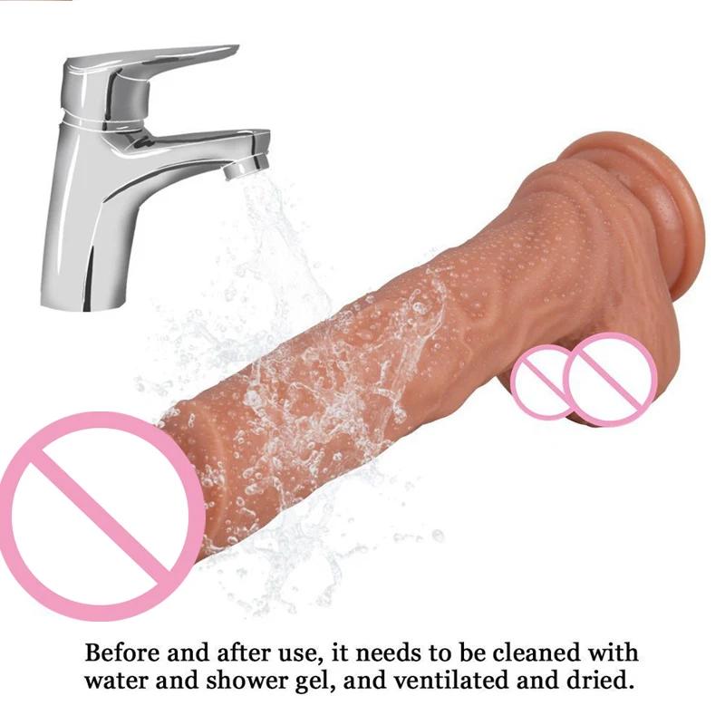 Sex Chop Black Dildo Artificial Penis Male Masturbator Rubber Anus Womens Sex Toy Rubber Asses Strap On Dilldo ?Vibrator Toys