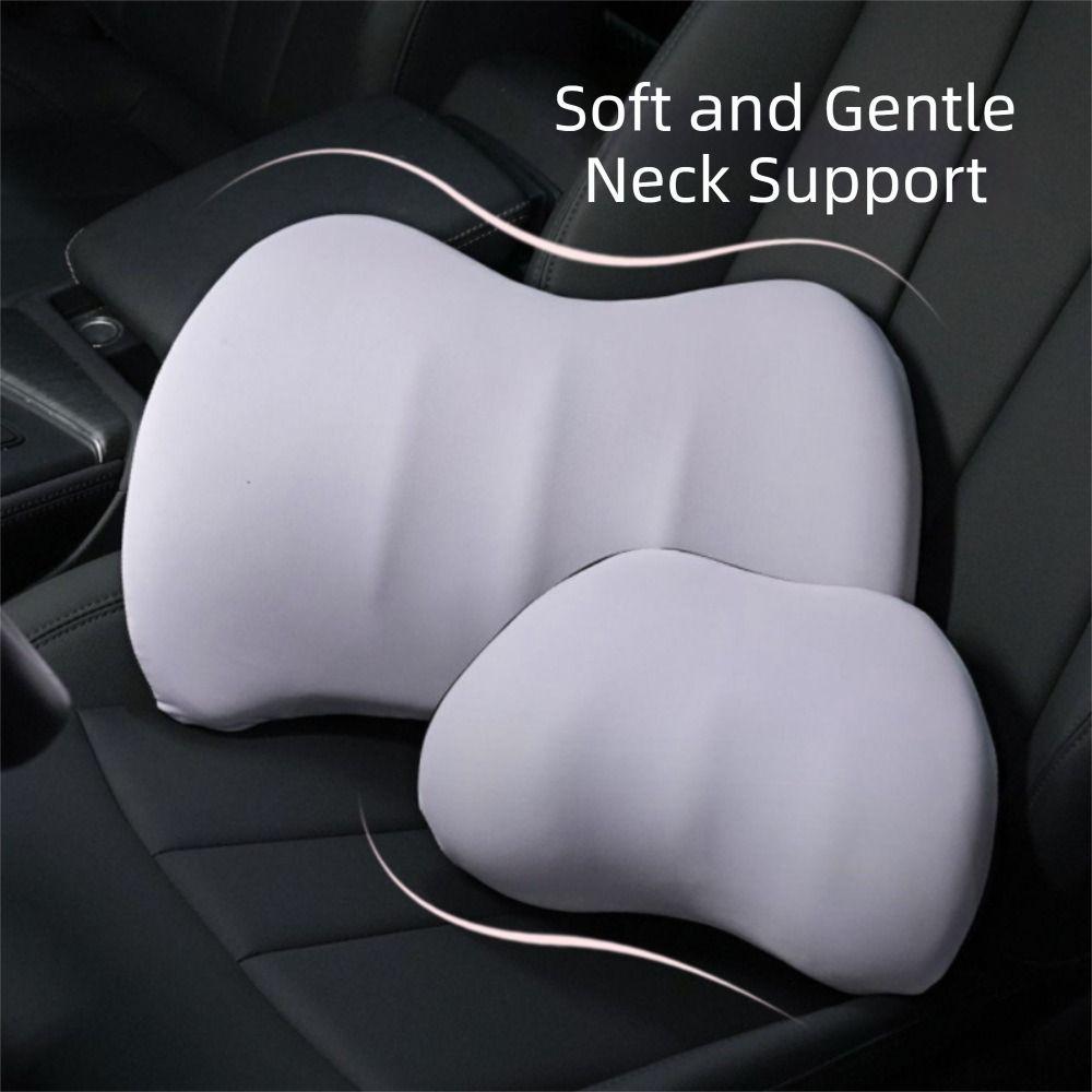 Backrest Design Car Seat Cushion Memory Cotton Neck Pillow Car Headrest Driving Support