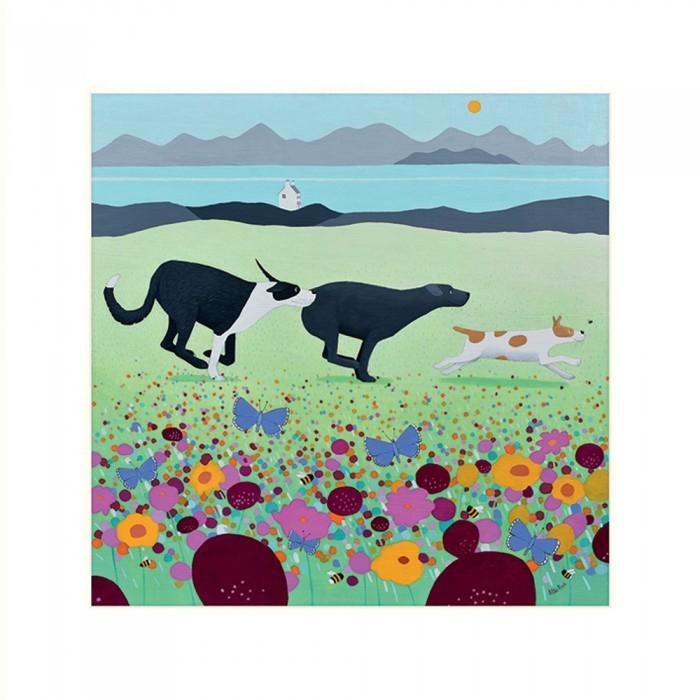 Ailsa Black Bumble Bee Boys Wood Print