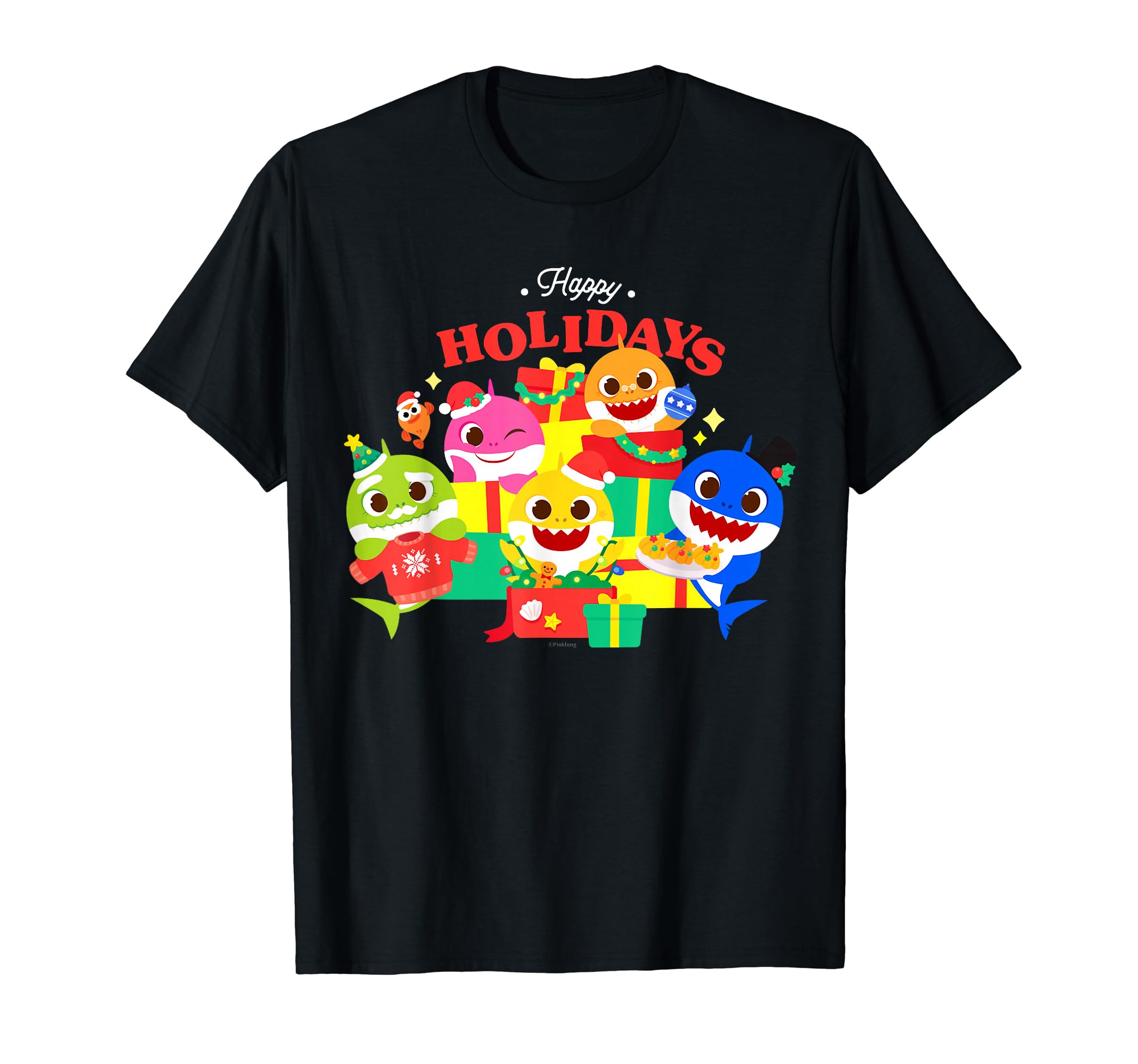 

Baby Shark Family Christmas Holiday Gift Kids Men Women T-Shirt