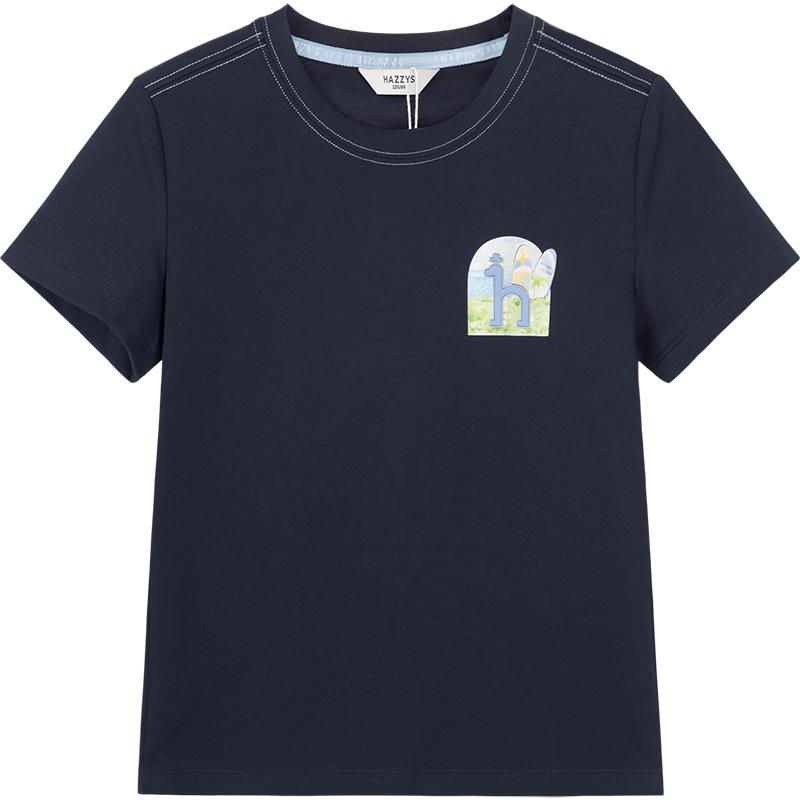 HAZZYS Unisex Kids' College Style Short Sleeve T-Shirt