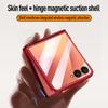 For Magsafe Wireless Charging Matte Frosted Phone Case For For Samsung Galaxy Z Flip 7 5G Hinge Screen Protect Film Shockproof Cover
