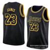 NBA Finals Basketbalshirt Lakers LeBron James 23 Davis 3 Authentieke Stijl Katoen Team Uniform