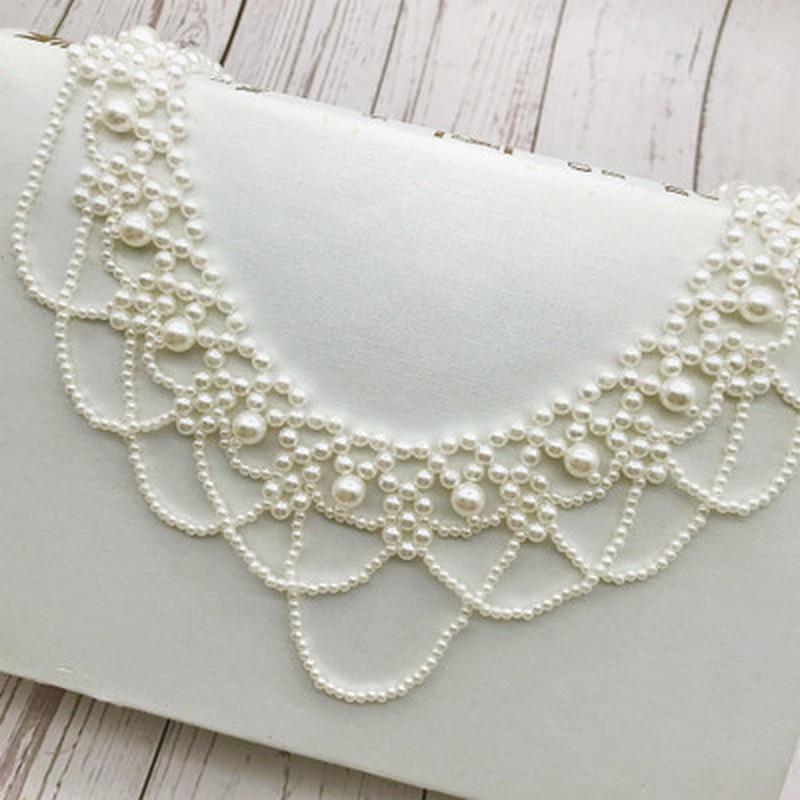 New Fashion Jewelry Chains Imitation Pearl Necklaces for Women Party Wedding Bride Necklace