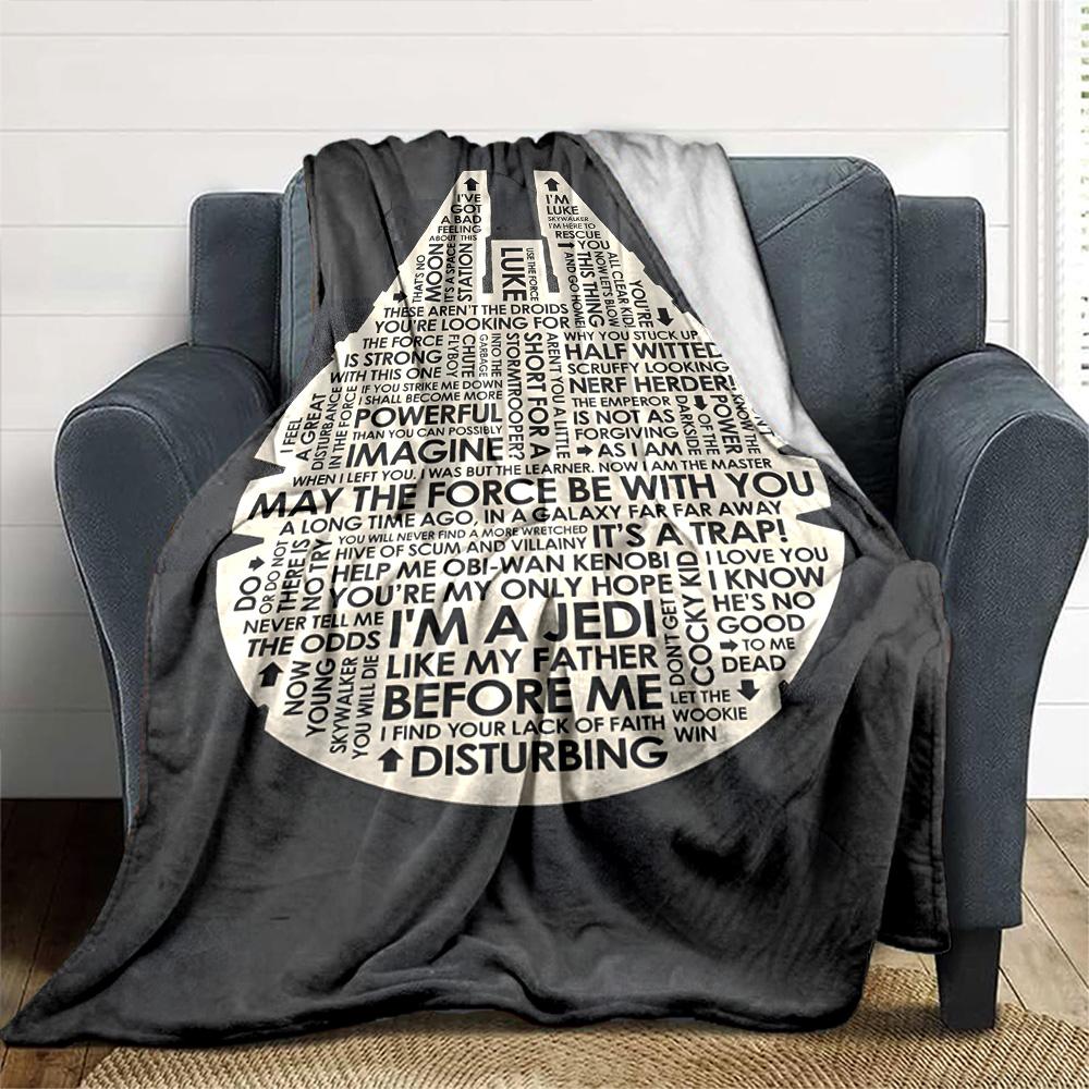 Star Wars Blanket Comfortable Suitable for Picnics Livingroom Office Four Seasons Multipurpose Modern Birthday Christmas Gift Blanket