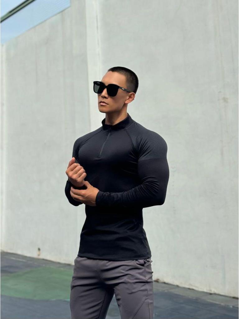 GYMBULL Quick-Dry High-Elastic Medium-Thick Breathable Fitness Sportswear 230g Cationic