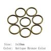 Father's Day Jewelry Materials Split Rings 5 Colors 9 Sizes Accessories Parts Women's Clothing Accessories For Women