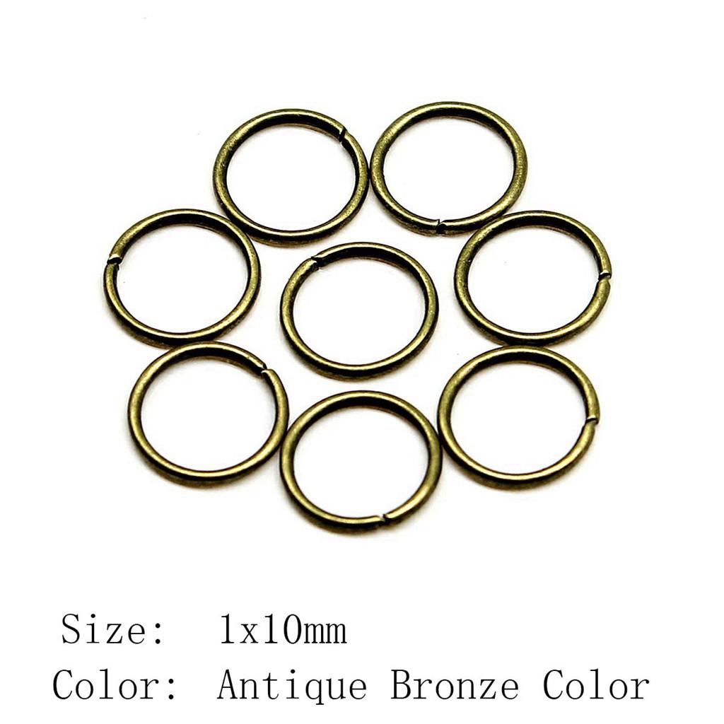 Father's Day Jewelry Materials Split Rings 5 Colors 9 Sizes Accessories Parts Women's Clothing Accessories For Women