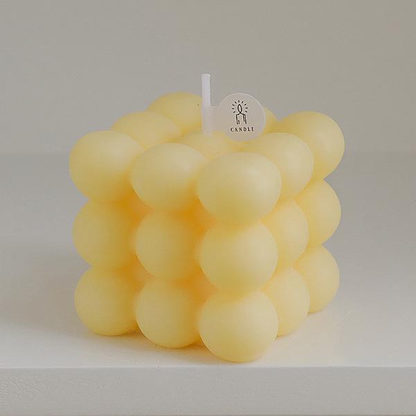 Ins Style Creative Rubik s Cube Aromatherapy Bubble Candle Ornament