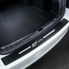 Carbon Fiber Car Door Sill Anti Kick Sticker Rear Bumper Trunk Scratch Guard Decals For Ford STline Logo Exterior Accessories
