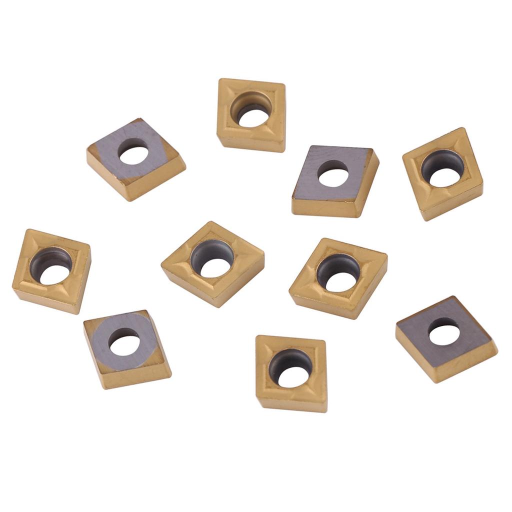 10pcs CNC Carbide Tips Inserts Blade Cutter Lathe Turning Tool With Box