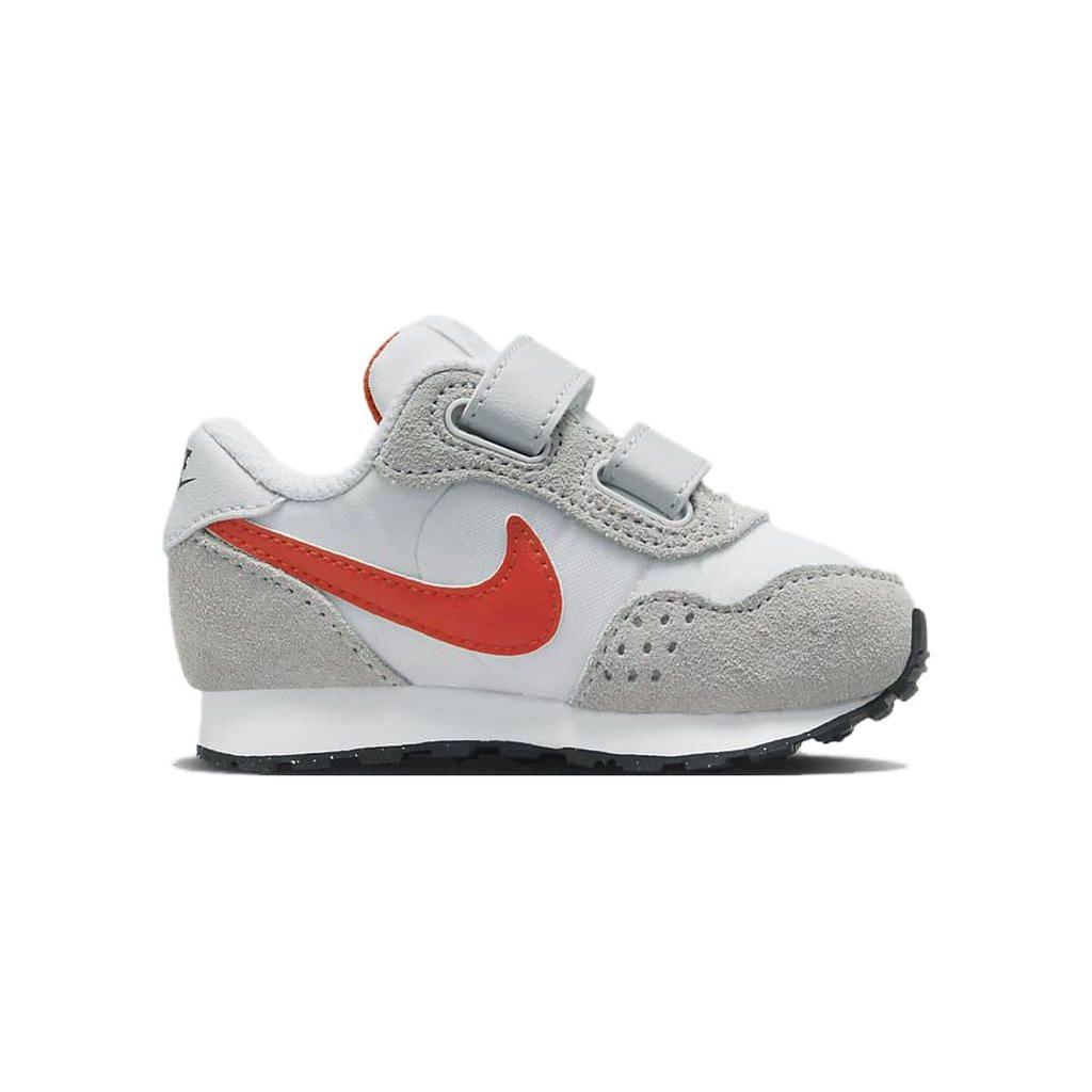 Nike MD Valiant TD Pure Platinum Picante Red Baby Sneakers Grey White Black CN8560-020